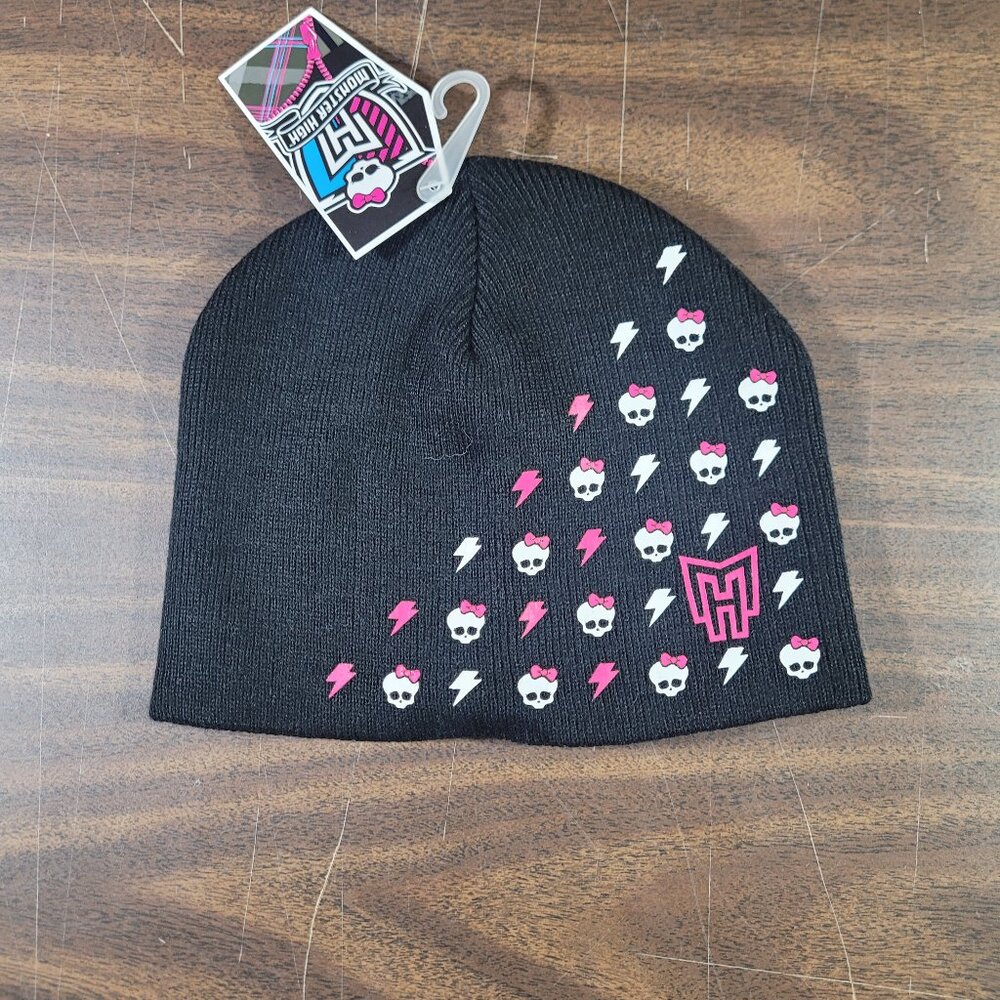 Children's Monster High Hat Beanie Size 6 - 10x